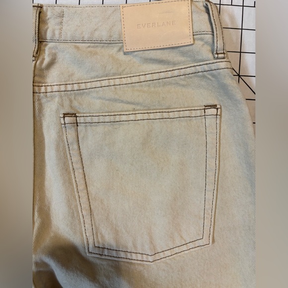 NWOT Everlane Women’s Size 28 Regular Pure Clay Ecru High Rise Jeans - Picture 9 of 12